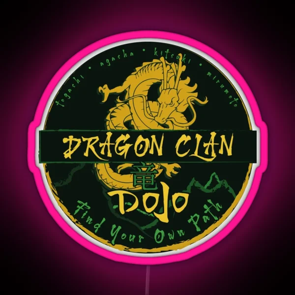 Legend Of The Five Rings Dragon Clan The Dragon Dojo RGB Neon Sign