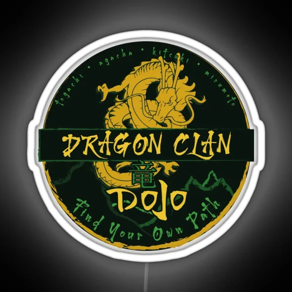 Legend Of The Five Rings Dragon Clan The Dragon Dojo RGB Neon Sign