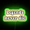 Legends Never Die RGB Neon Sign - Image 4