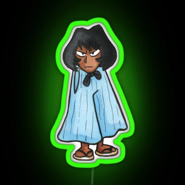 Leggy Goemon Traditionally Colored RGB Neon Sign