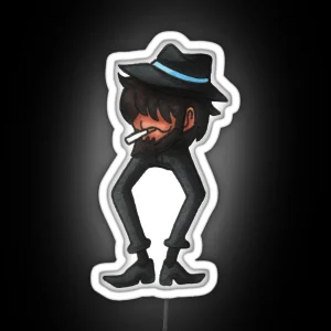 Leggy Jigen Traditionally Colored RGB Neon Sign