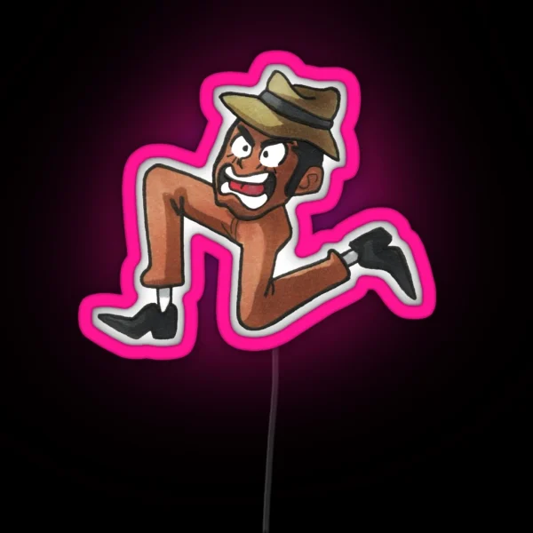 Leggy Zenigata Traditionally Colored RGB Neon Sign