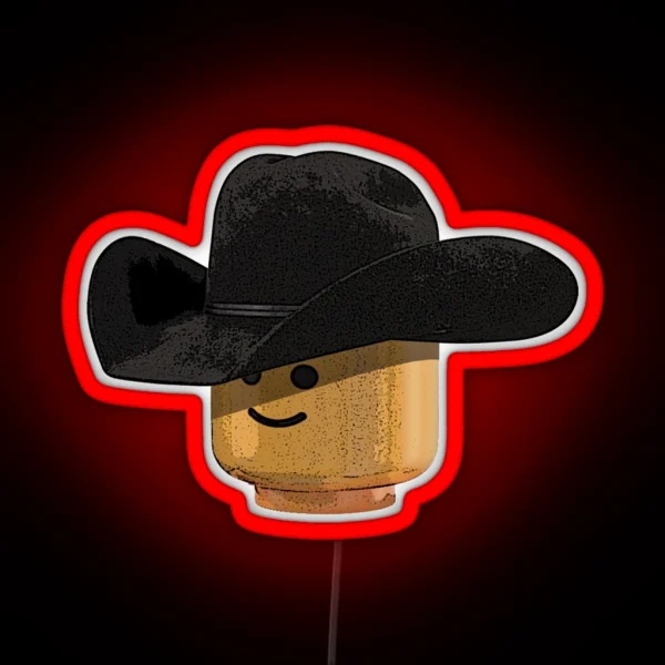 Lego Cowboy RGB Neon Sign