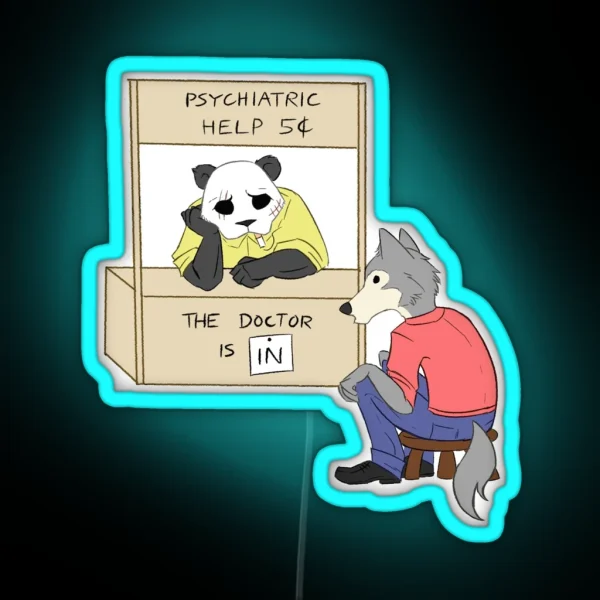 Legosi Gets Psychiatric Help RGB Neon Sign
