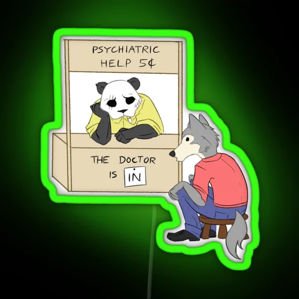 Legosi Gets Psychiatric Help RGB Neon Sign