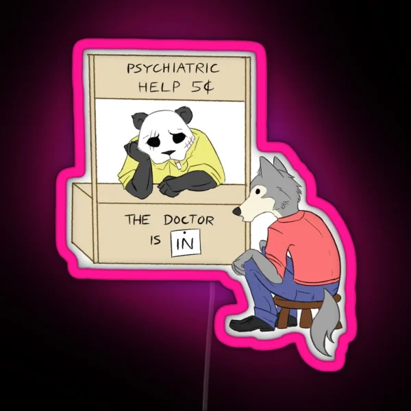Legosi Gets Psychiatric Help RGB Neon Sign