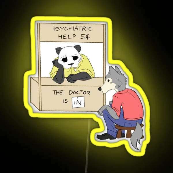 Legosi Gets Psychiatric Help RGB Neon Sign