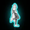 RGB Neon Sign Featuring Legosi in Blue
