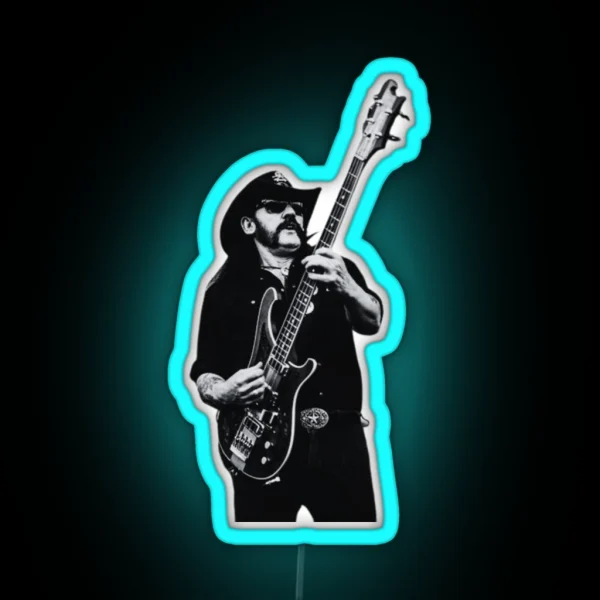 Lemmy Kilmister Motorhead RGB Neon Sign