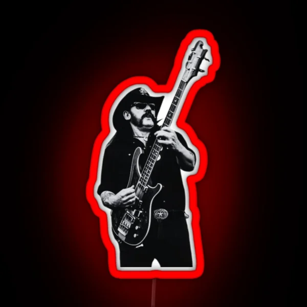Lemmy Kilmister Motorhead RGB Neon Sign