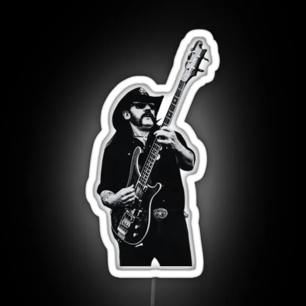 Lemmy Kilmister Motorhead RGB Neon Sign