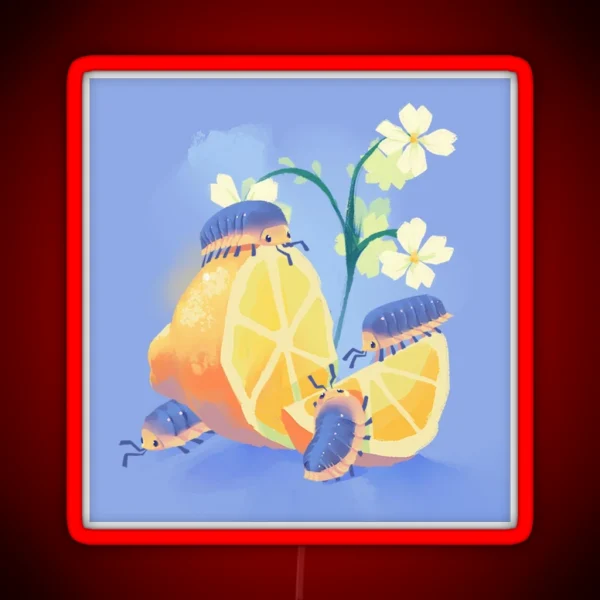 Lemon Frost Isopod RGB Neon Sign