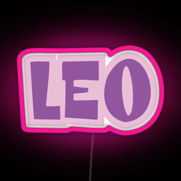 Leo Bratz RGB Neon Sign