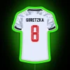 Leon Goretzka neon sign in Munich No.21 RGB green.