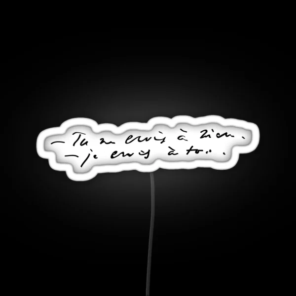 Les Mis I Believe In You RGB Neon Sign