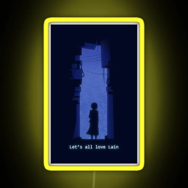 Let S All Love Lain RGB Neon Sign