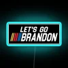 let's go brandon neon rgb light blue sign