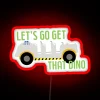 neon sign dinosaur adventure rgb light