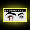 let there be pain rgb neon sign yellow