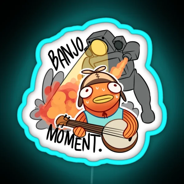 Lethal Company Banjo Moment RGB Neon Sign