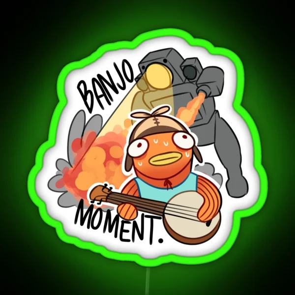 Lethal Company Banjo Moment RGB Neon Sign