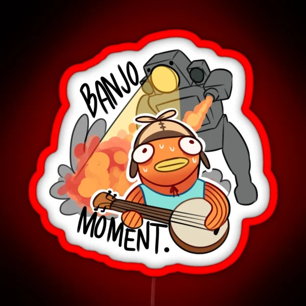 Lethal Company Banjo Moment RGB Neon Sign