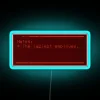 alt text: "neon rgb sign for lethal company notes, modern corporate branding design.