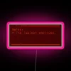 lethal company neon sign rgb pink bold eye-catching