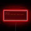 Lethal Company Notes RGB Neon Sign Red