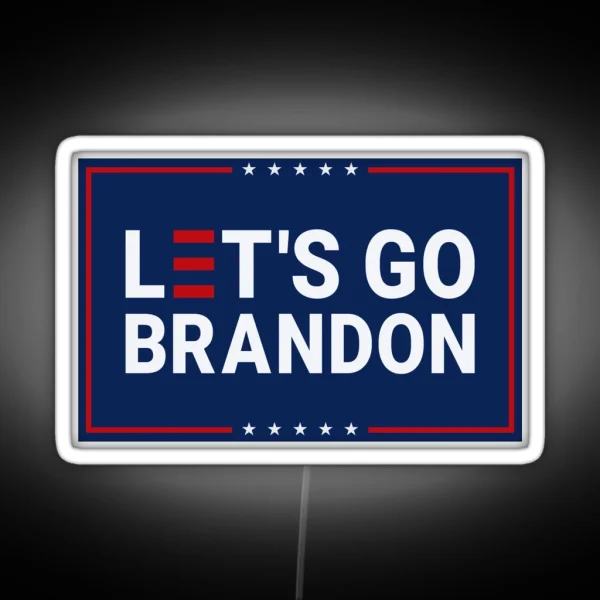 Lets Go Brandon President Joe Biden Meme RGB Neon Sign