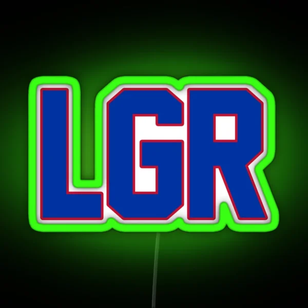 Lets Go Rangers RGB Neon Sign