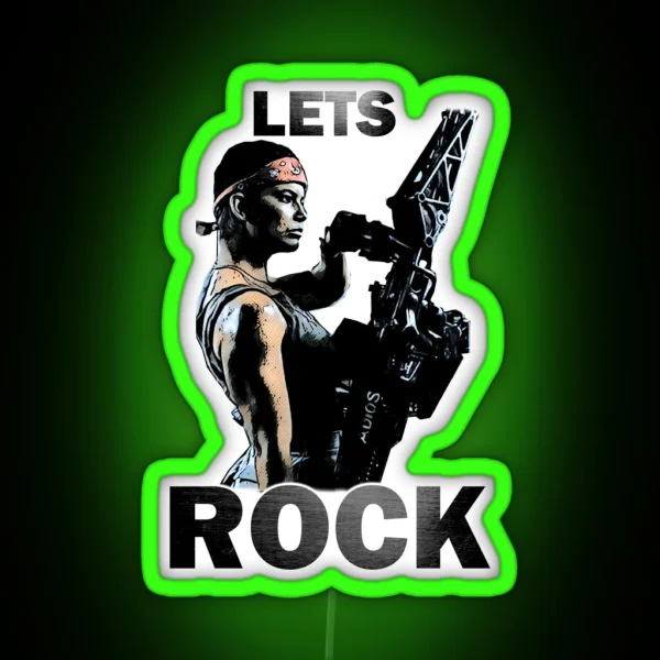 Lets Rock RGB Neon Sign