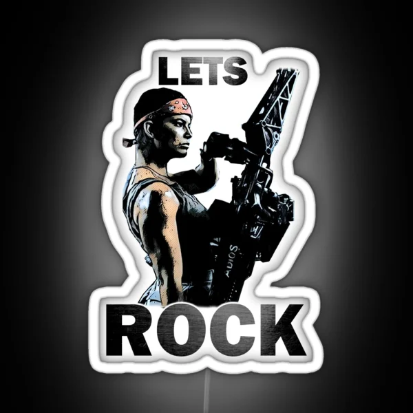 Lets Rock RGB Neon Sign