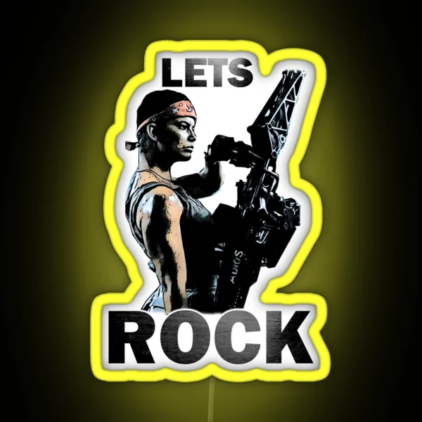 Lets Rock RGB Neon Sign