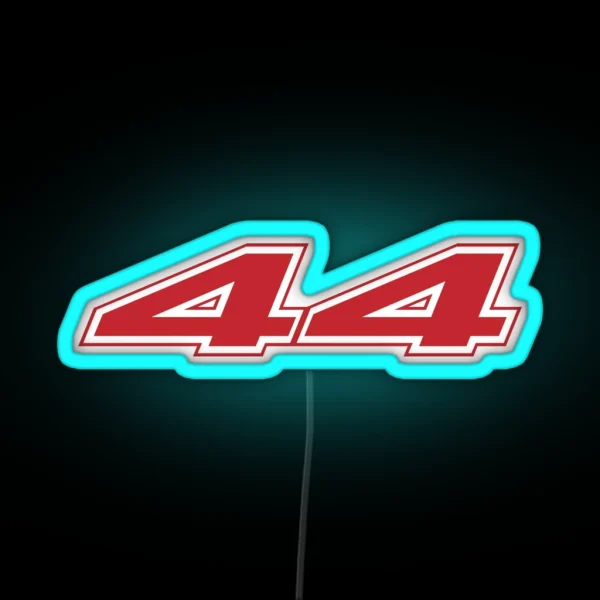 Lewis Hamilton 44 Scuderia 2025 RGB Neon Sign
