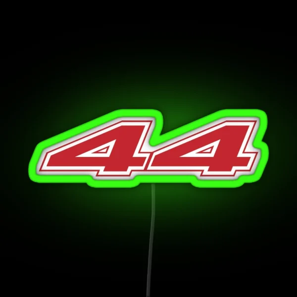 Lewis Hamilton 44 Scuderia 2025 RGB Neon Sign