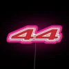 lewis hamilton scuderia ferrari 2025 rgb neon pink sign