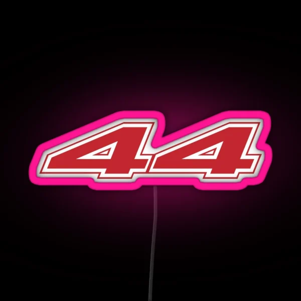 Lewis Hamilton 44 Scuderia 2025 RGB Neon Sign