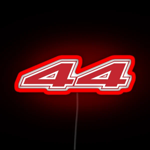 Lewis Hamilton 44 Scuderia 2025 RGB Neon Sign