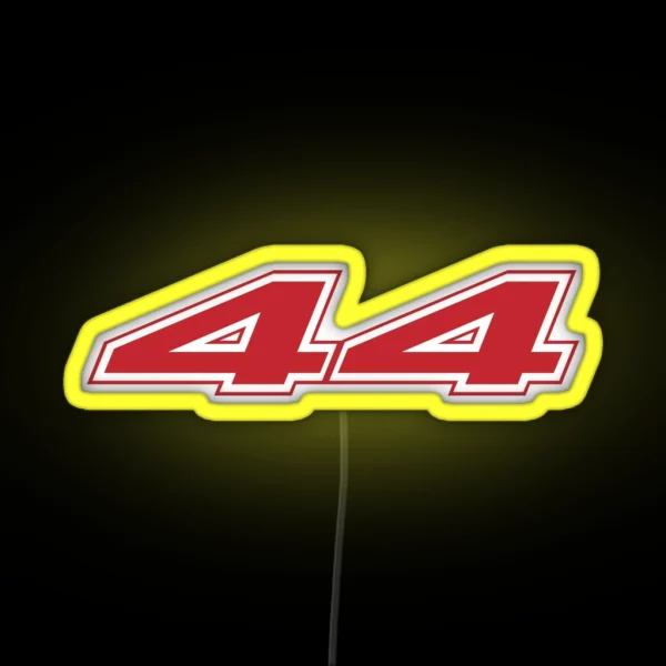 Lewis Hamilton 44 Scuderia 2025 RGB Neon Sign