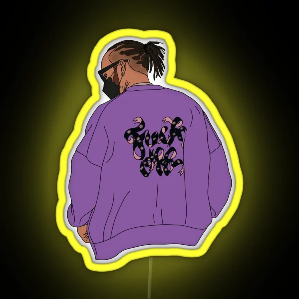 Lewis Hamilton F Ck Off Sweater RGB Neon Sign