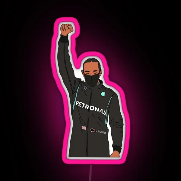 Lewis Hamilton Styrian GP RGB Neon Sign