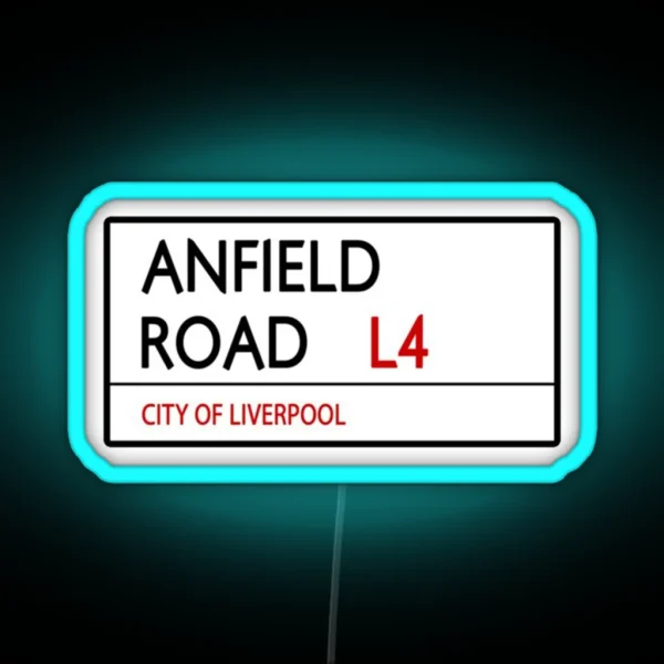 Lfc Anfield Road RGB Neon Sign