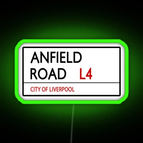 Lfc Anfield Road RGB Neon Sign