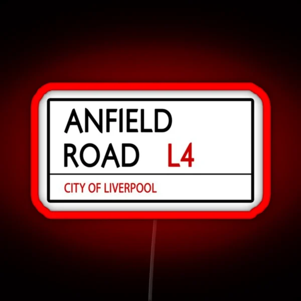 Lfc Anfield Road RGB Neon Sign