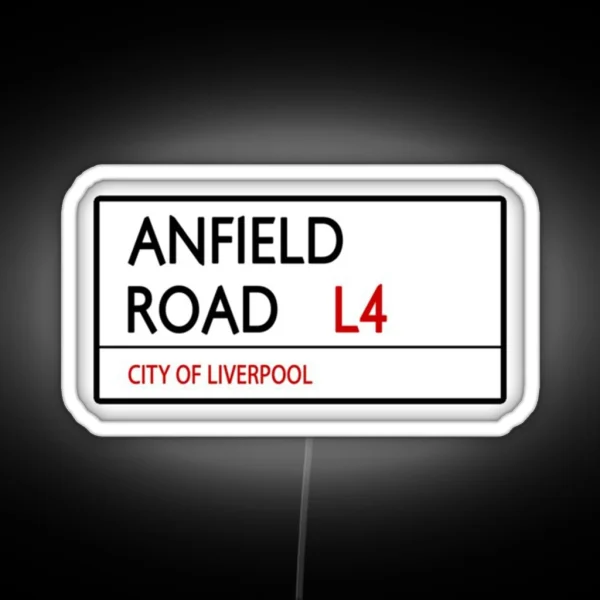 Lfc Anfield Road RGB Neon Sign