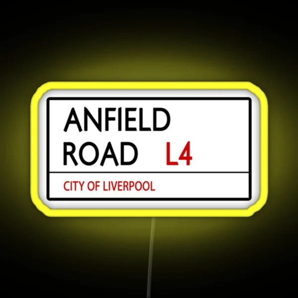 Lfc Anfield Road RGB Neon Sign
