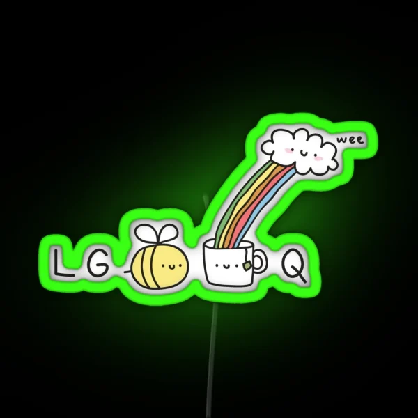 Lgbeetea RGB Neon Sign