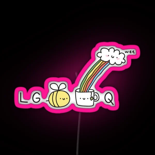 Lgbeetea RGB Neon Sign
