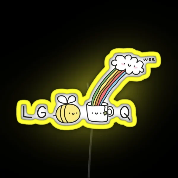 Lgbeetea RGB Neon Sign